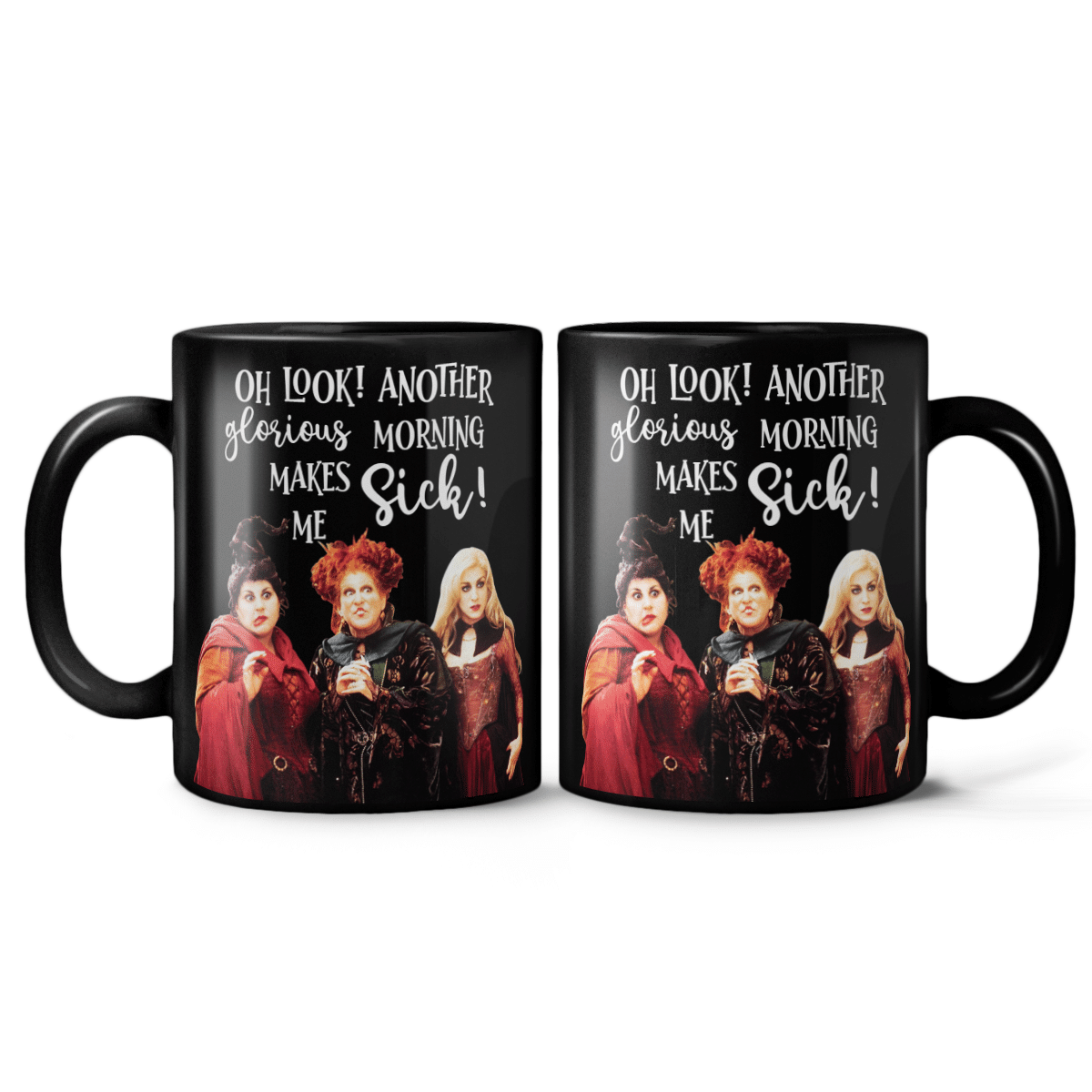 Glorious Morning Halloween Black Mug