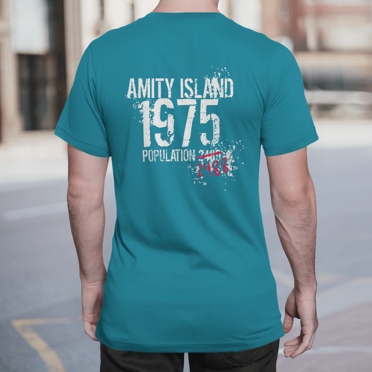 AMITY ISLAND 1975 Jaws AOP T-shirt