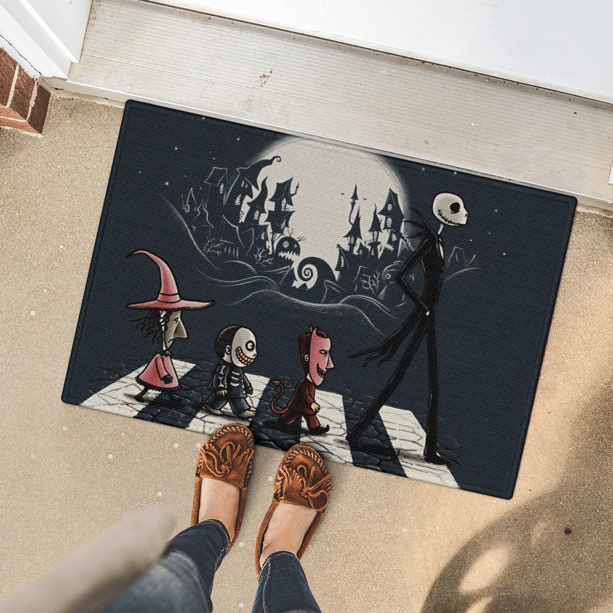 The Nightmare Halloween Door Mat