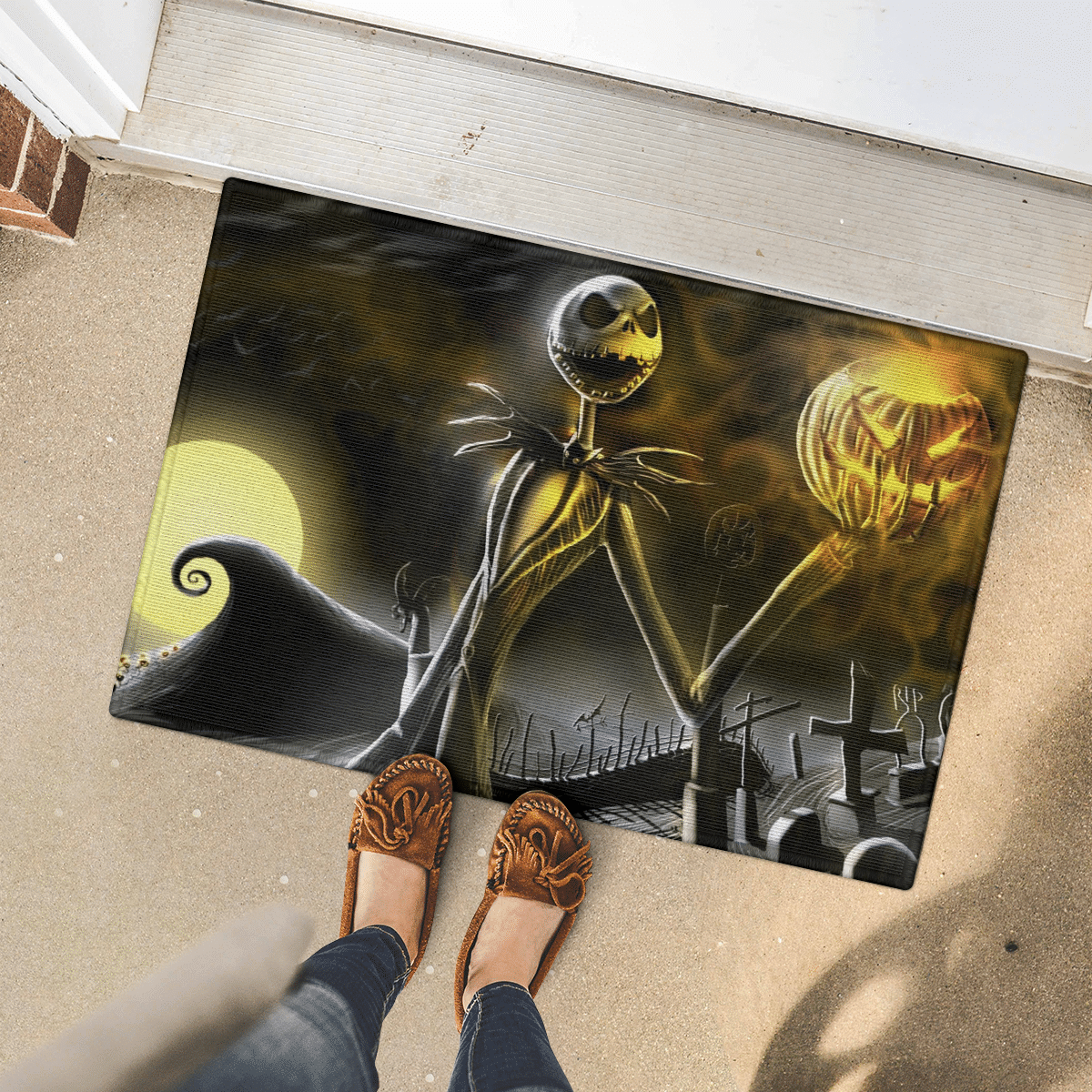 The Nightmare Halloween Door Mat