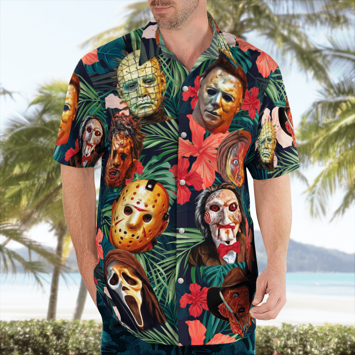 Horror Characters Hawaiian Shirt