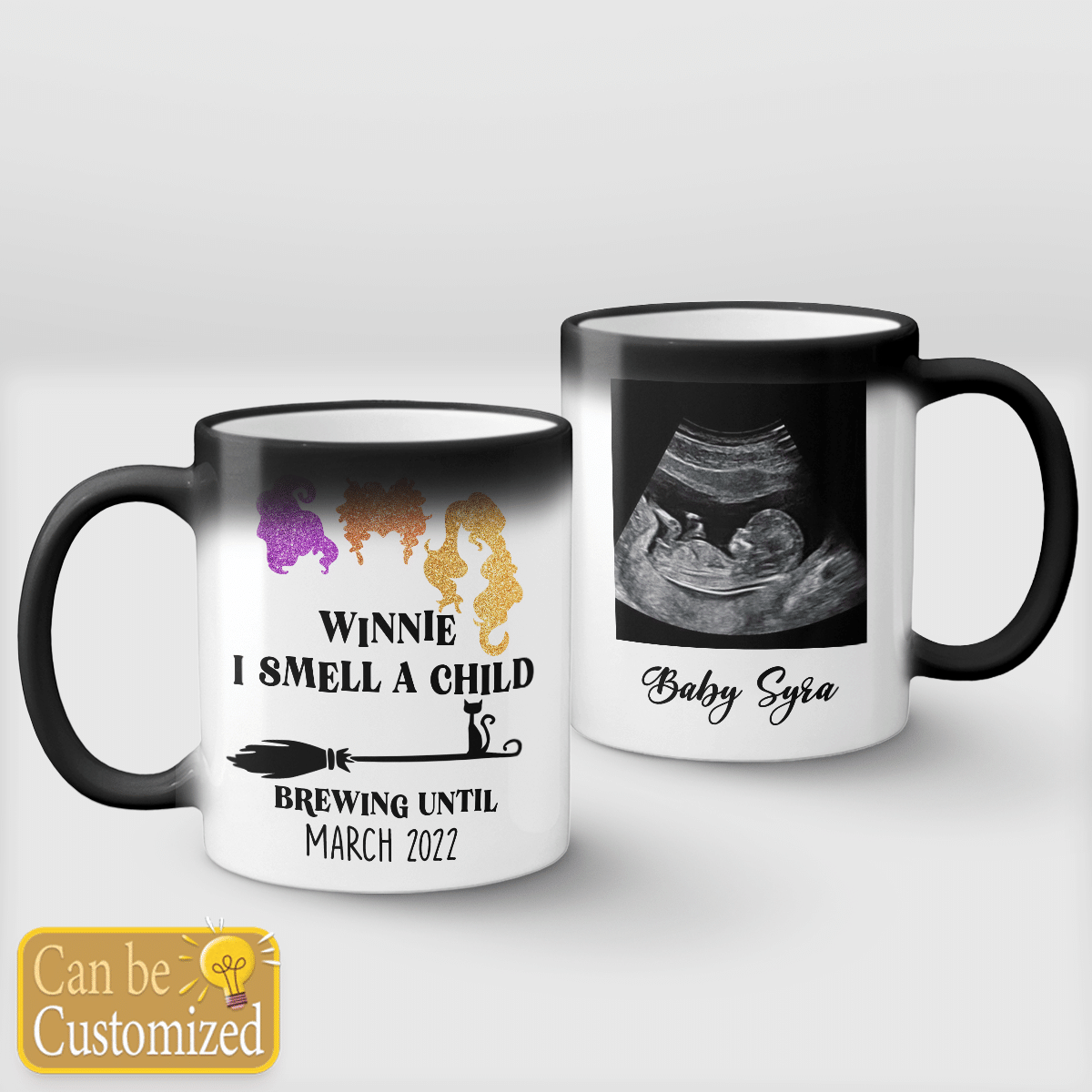 Personalized Winnie I Smell A Child Color Changing Mug