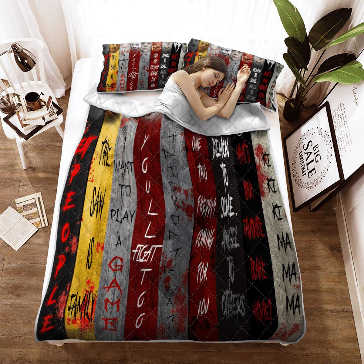 Horror Characters Halloween Bedding Set 2