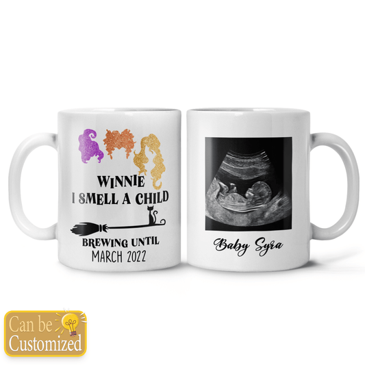 Personalized Winnie I Smell A Child Mug