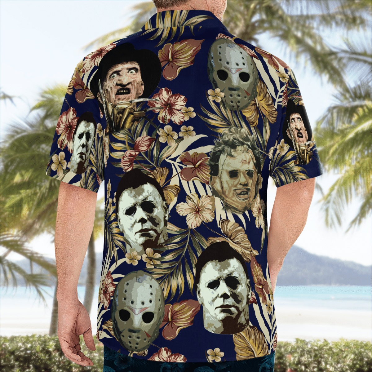 Horror Characters Halloween Hawaiian Shirt