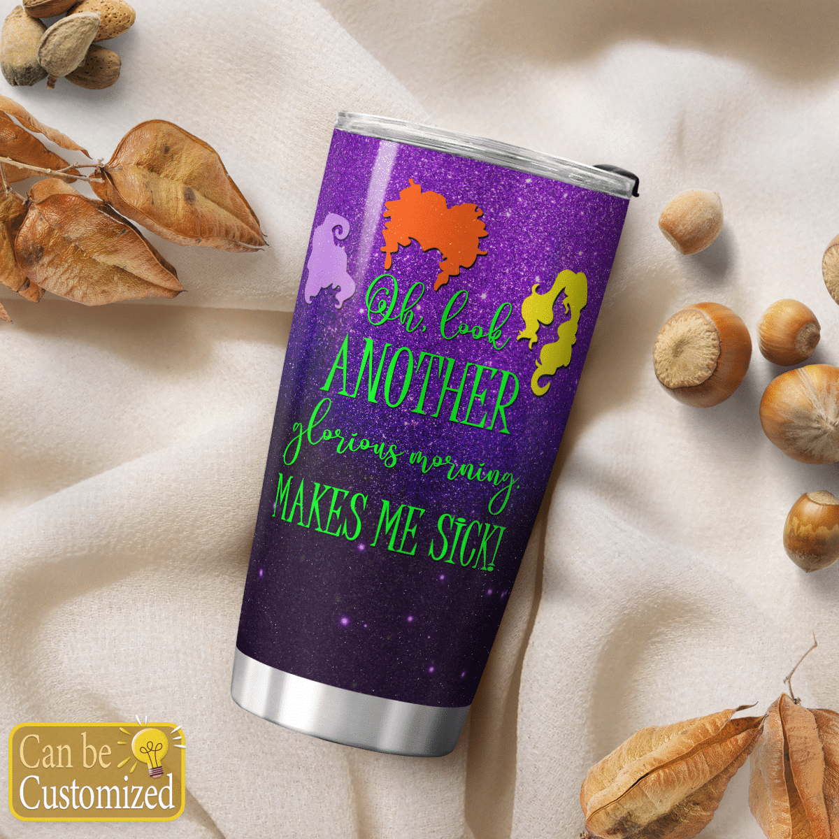 Personalized Hocus Pocus Halloween Tumbler