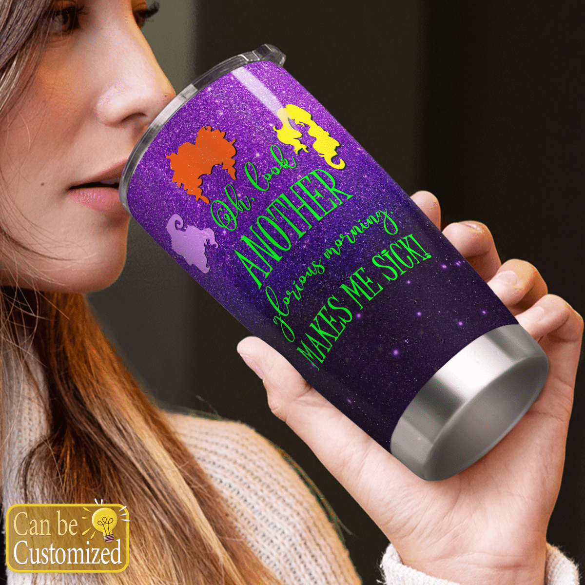 Personalized Hocus Pocus Halloween Tumbler