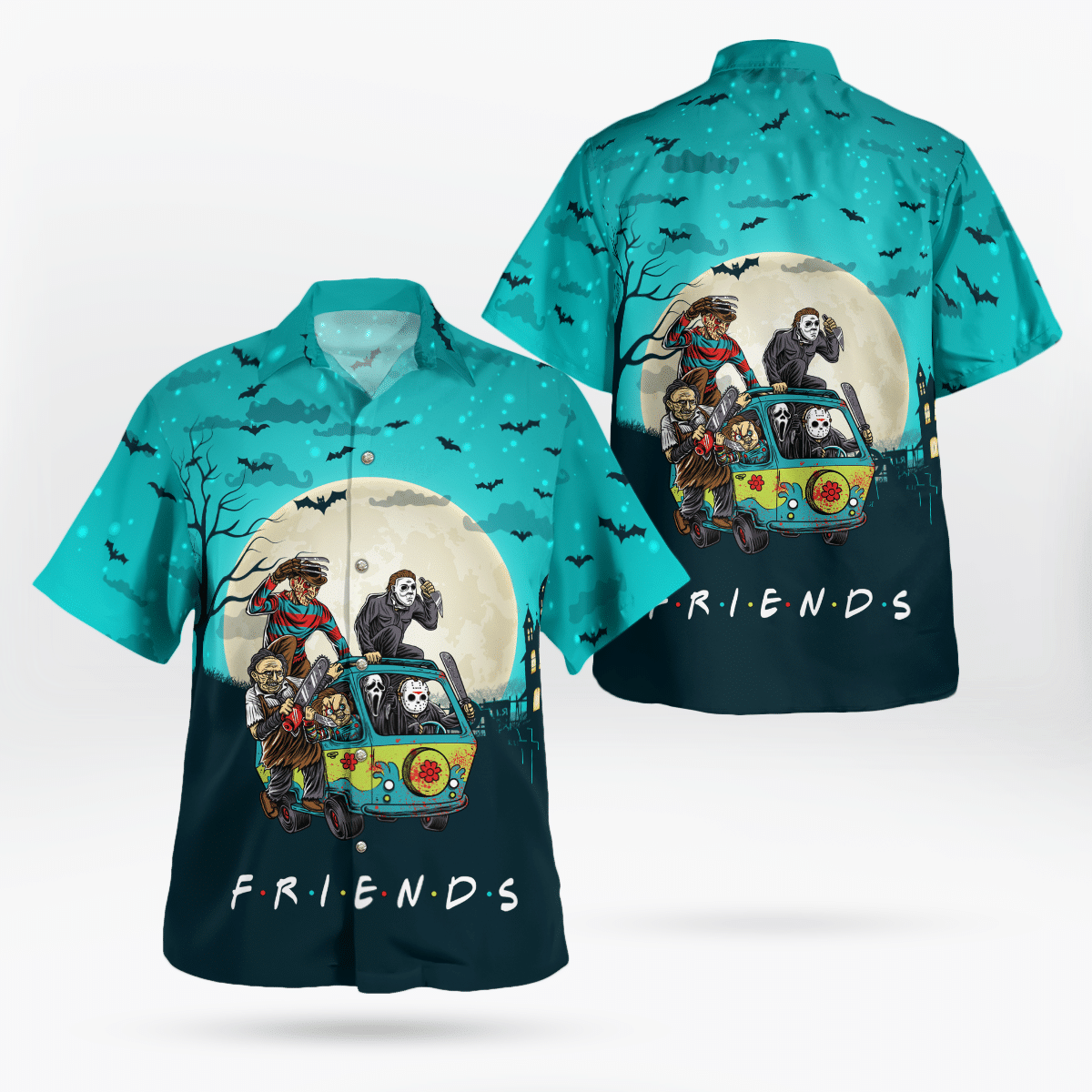 Horror Characters - Friends Halloween Shirt