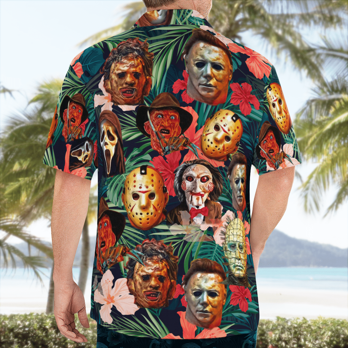 Horror Character Tropical Hawaiian Shirt