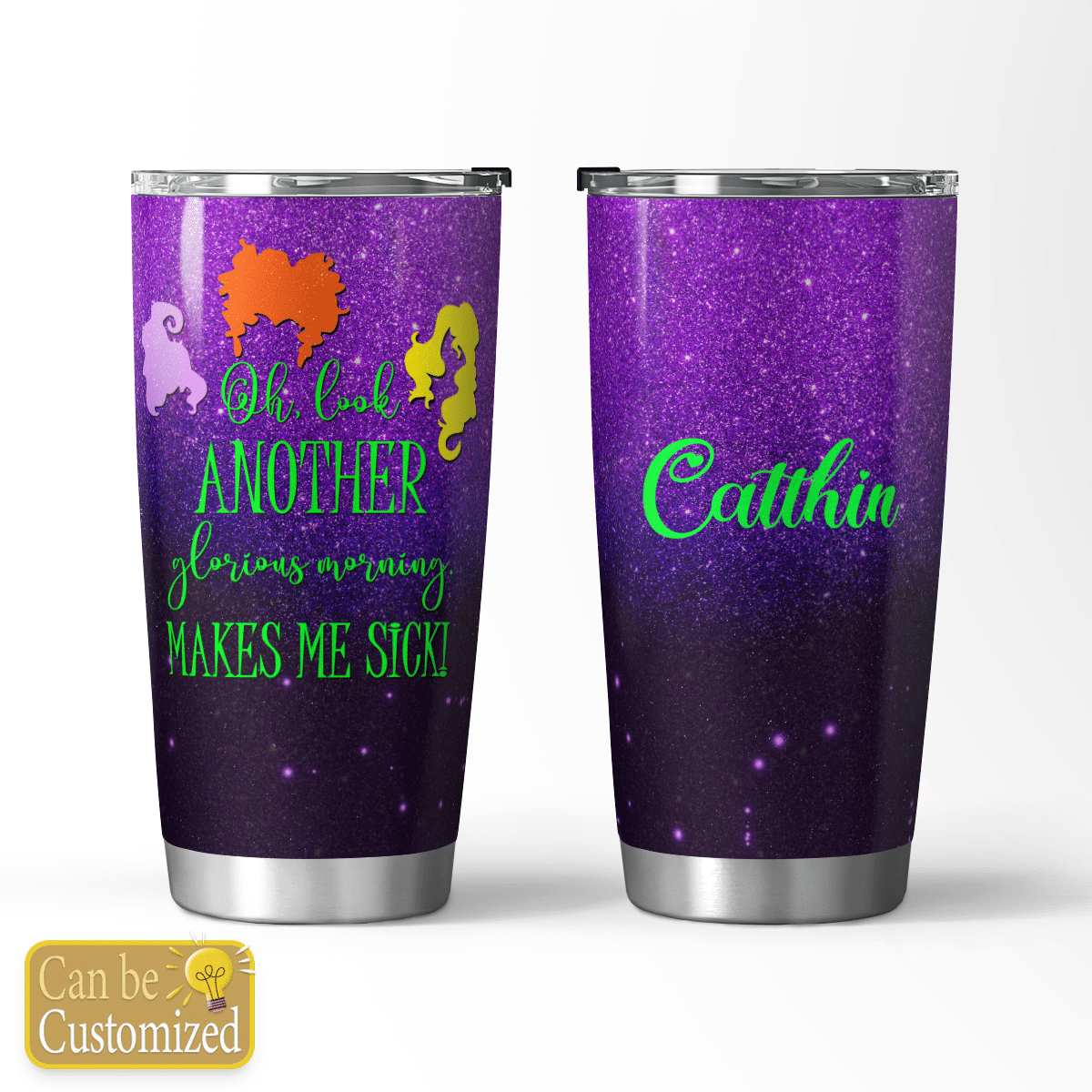 Personalized Hocus Pocus Halloween Tumbler