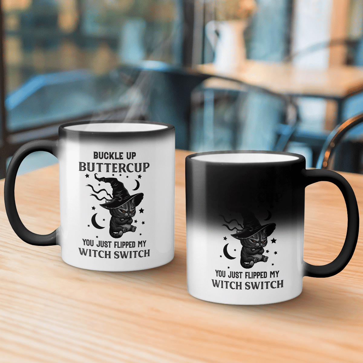 Buckle Up Buttercup Halloween Mug