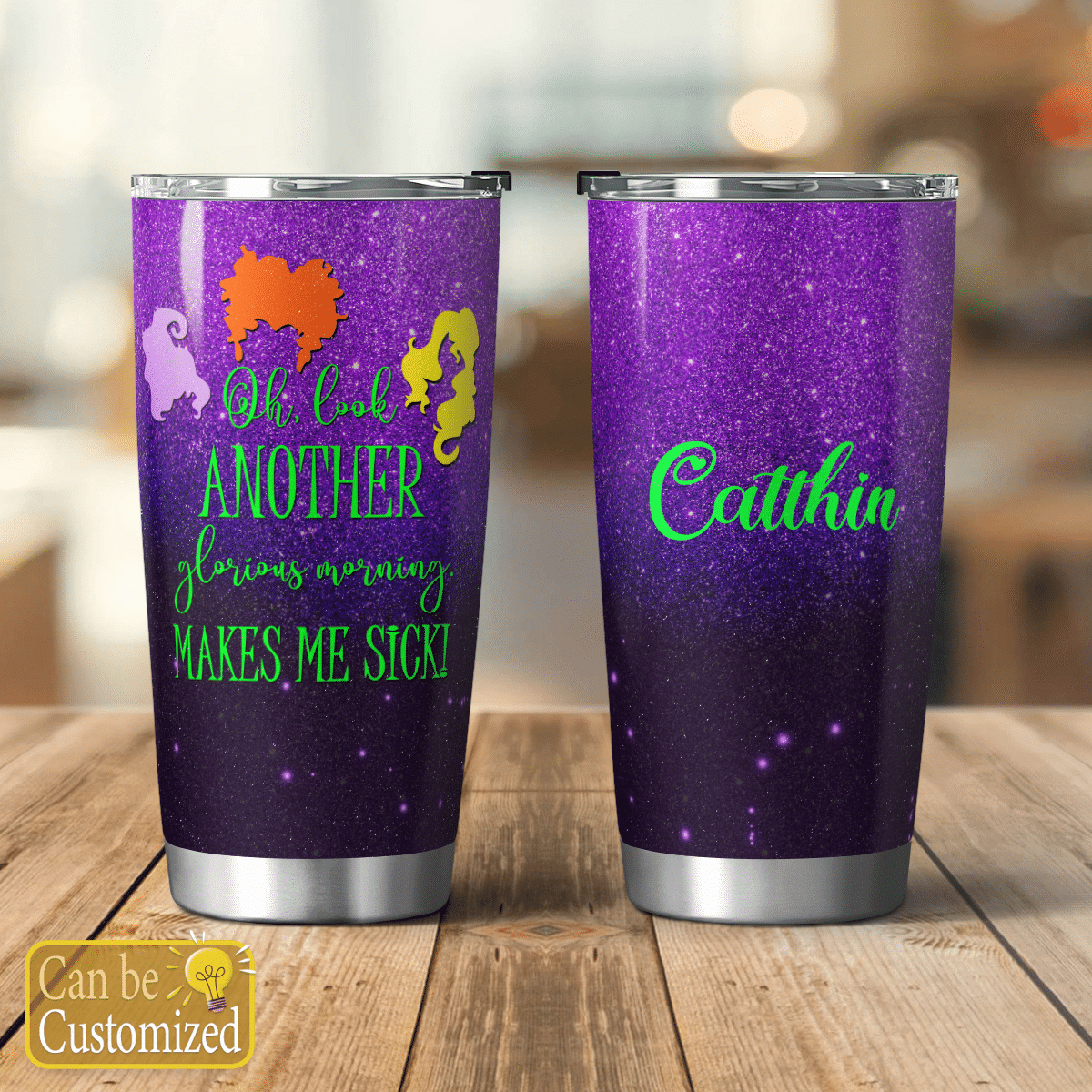 Personalized Hocus Pocus Halloween Tumbler