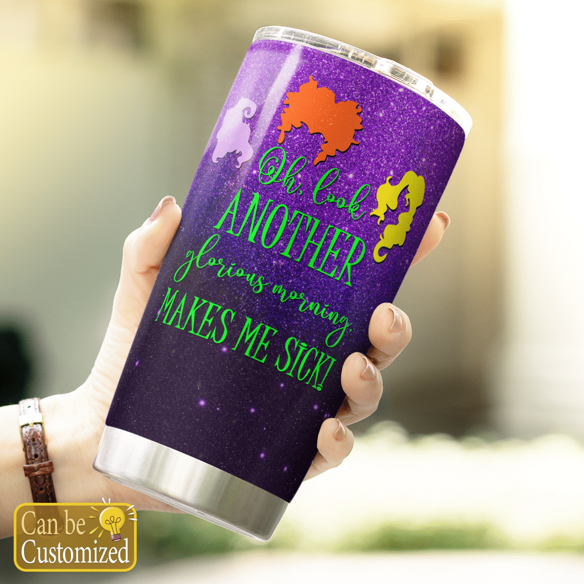 Personalized Hocus Pocus Halloween Tumbler