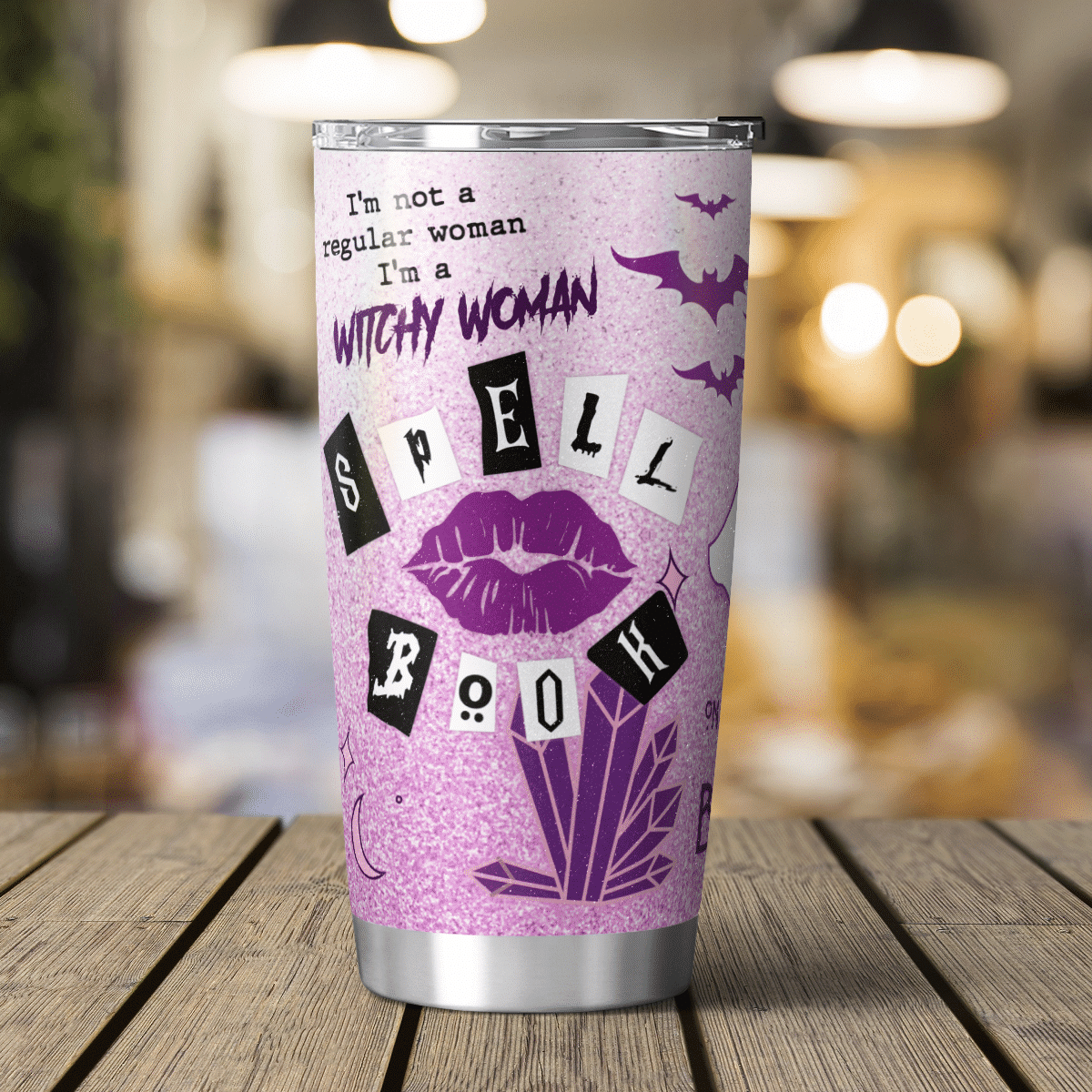 Spell Book Halloween Tumbler