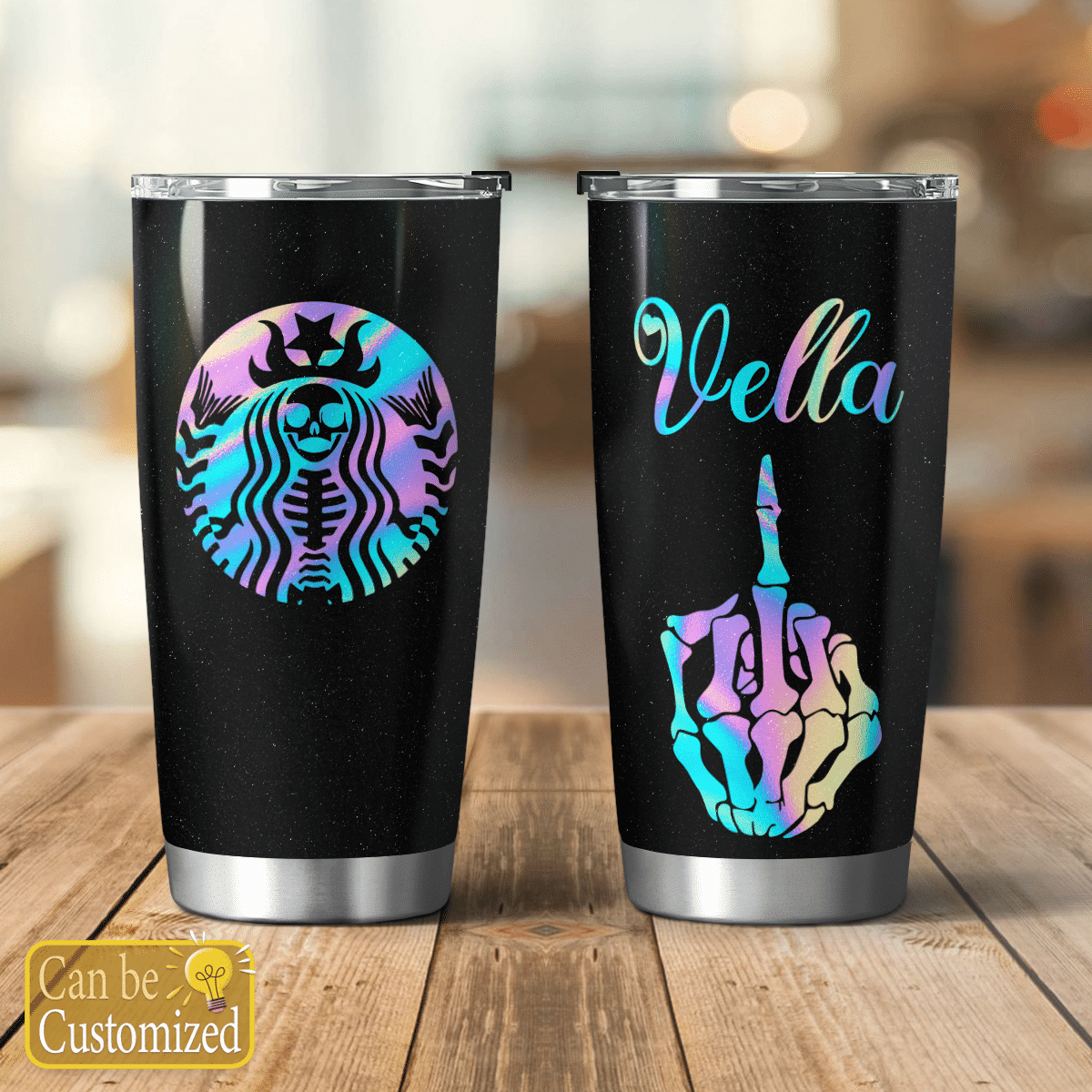 Personalized Skeleton Tumbler 3