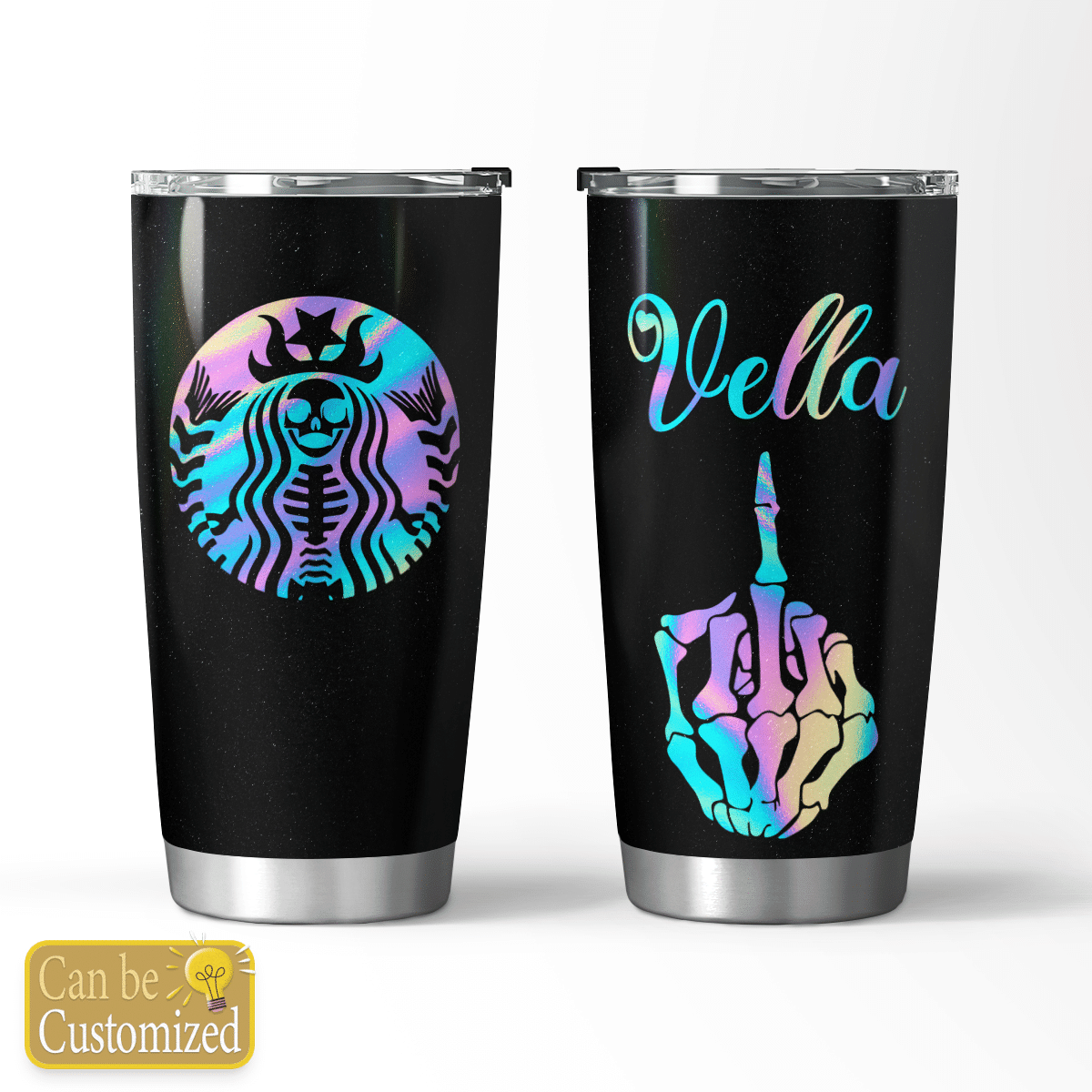 Personalized Skeleton Tumbler 3