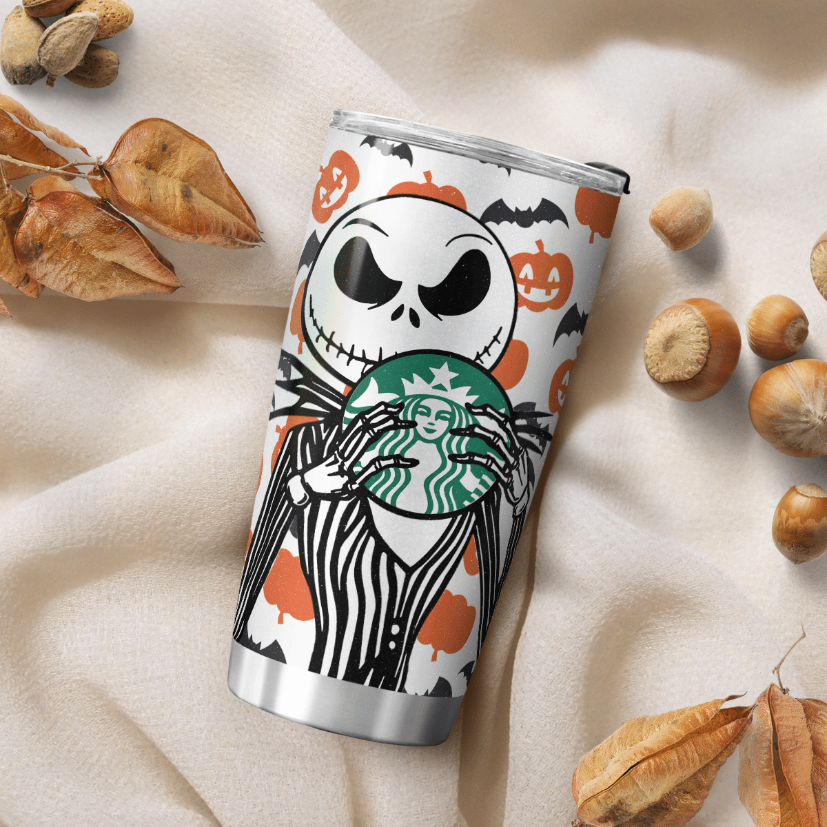 Pumpkin Halloween Nightmare Tumbler