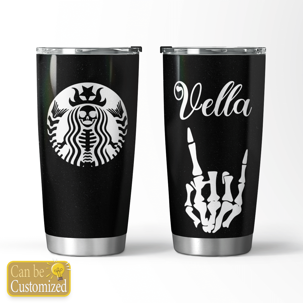 Personalized Skeleton Tumbler