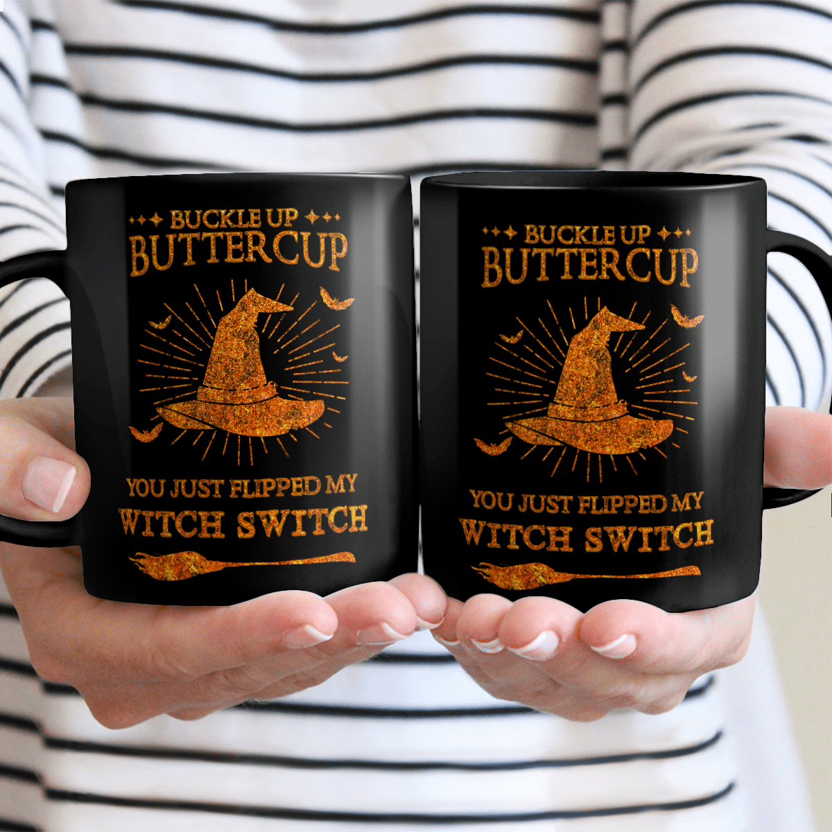 Buckle Up Buttercup Halloween Mug