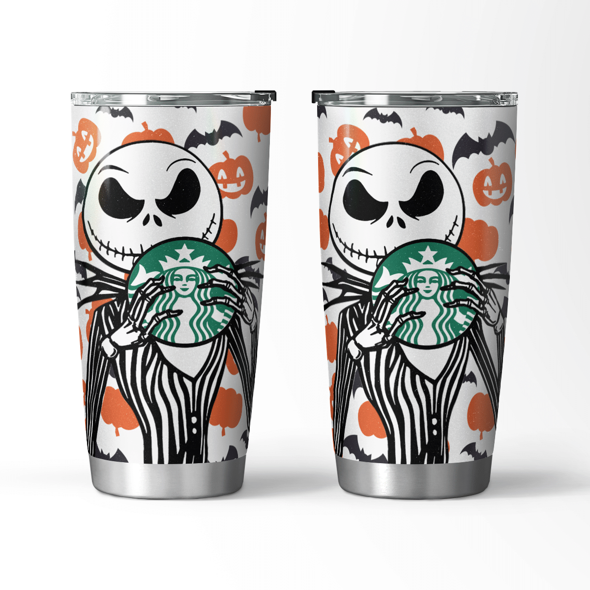 Pumpkin Halloween Nightmare Tumbler