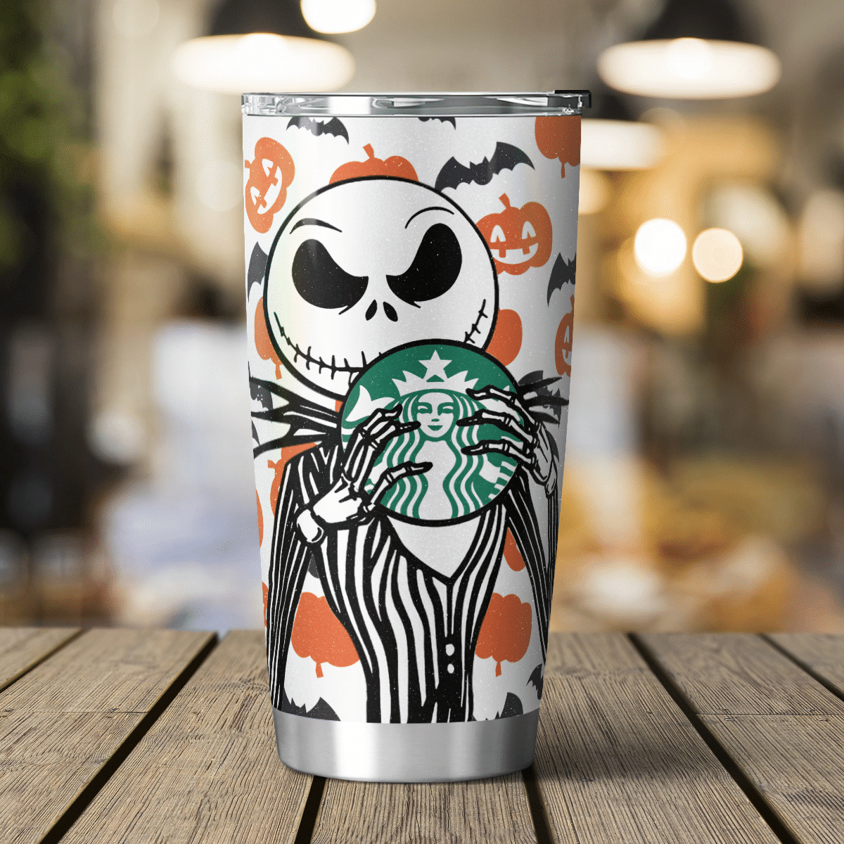 Pumpkin Halloween Nightmare Tumbler