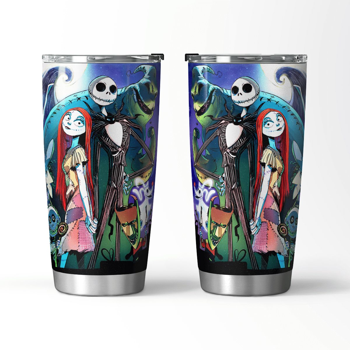 The Nightmare Couple Halloween Tumbler