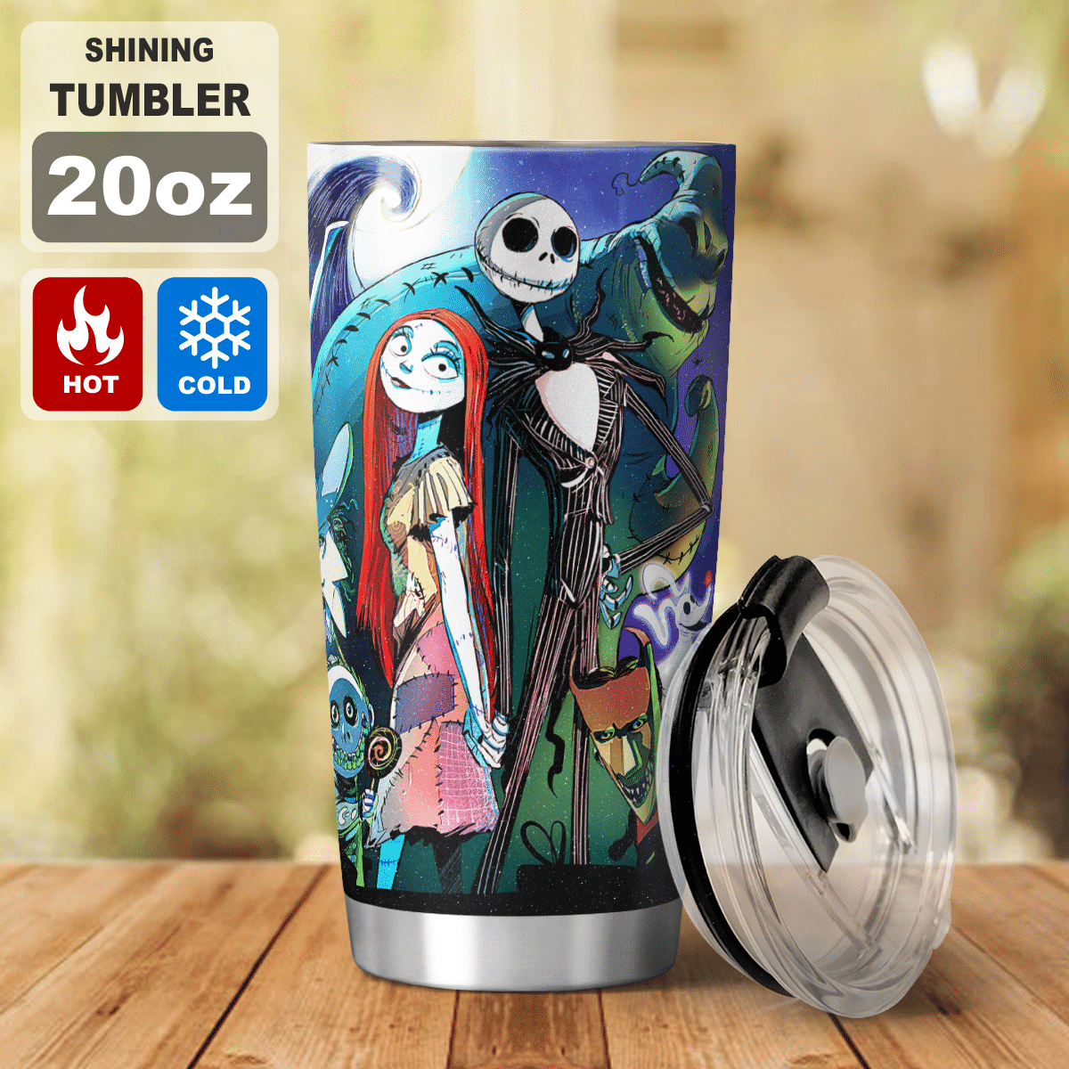 The Nightmare Couple Halloween Tumbler