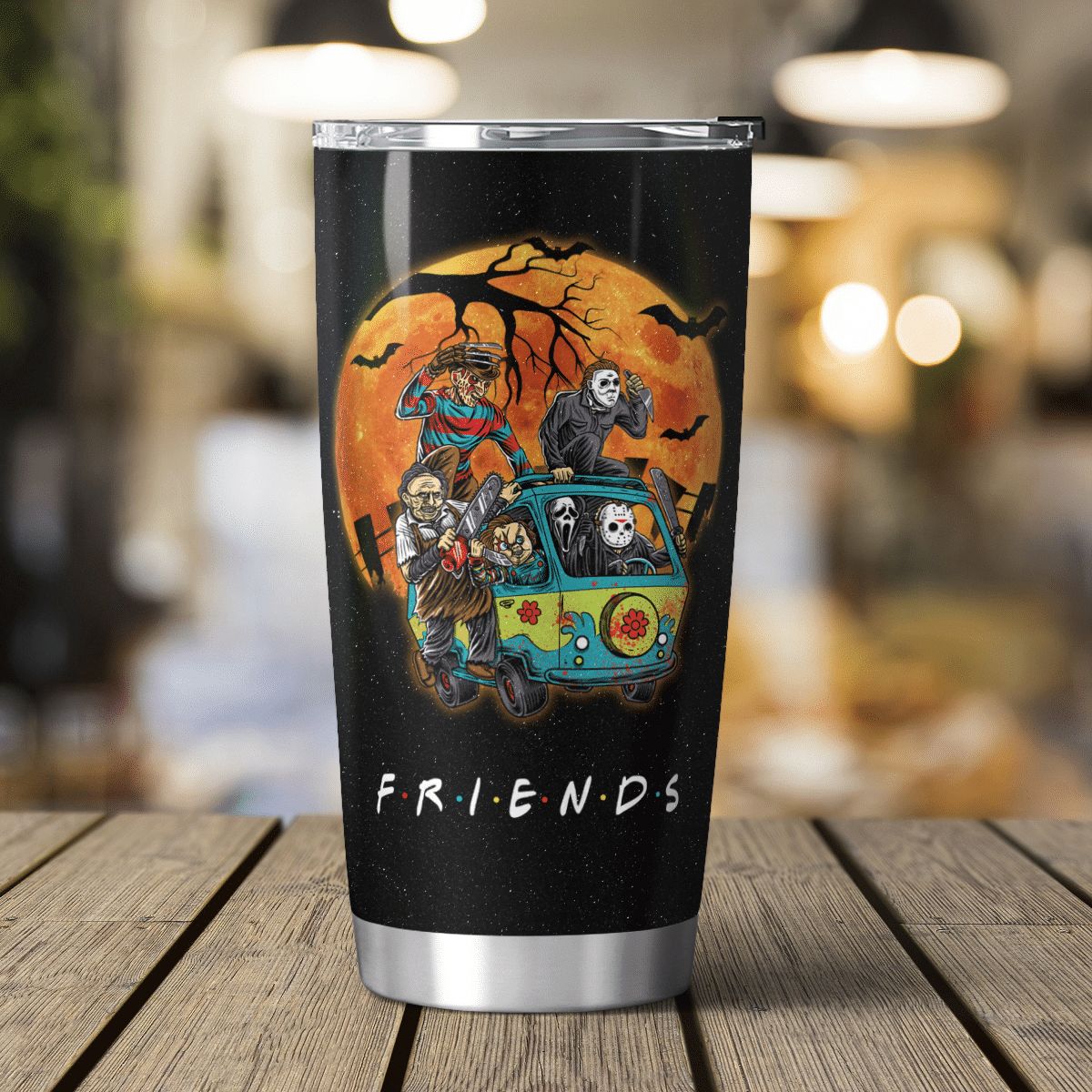 Friends Horror Characters Nightmare Tumbler