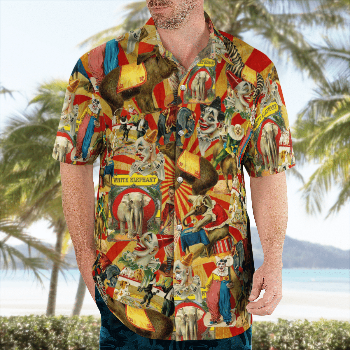 Circus Clowns Hawaiian Shirt