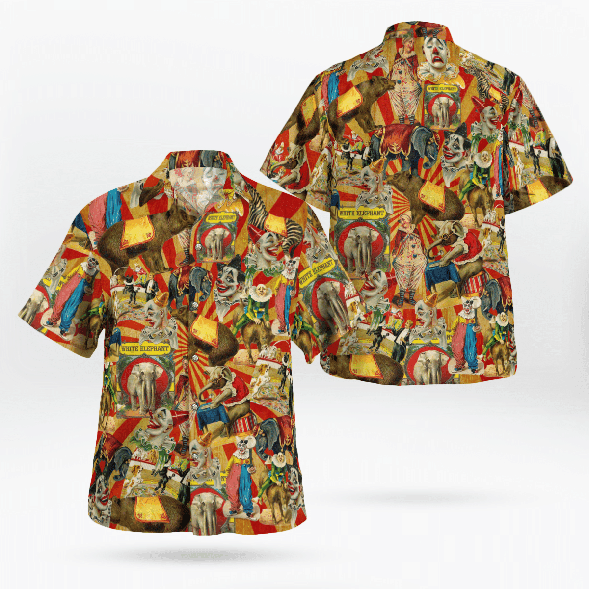 Circus Clowns Hawaiian Shirt