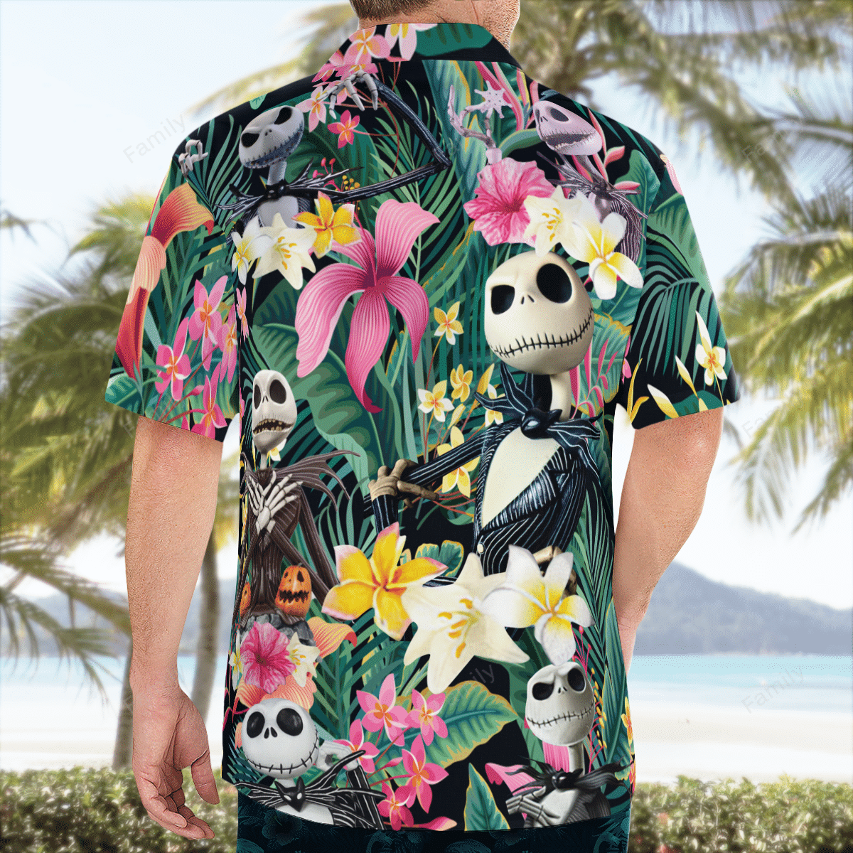 Jack Skellington Tropical Hawaiian Shirt