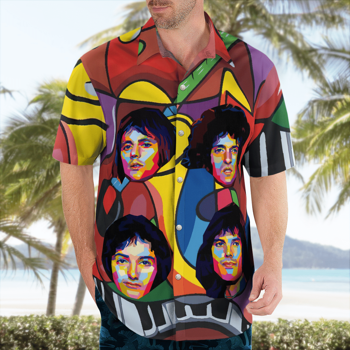 Queen Freddie Mercury Hawaiian Shirt