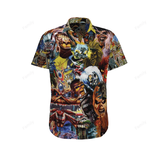Iron Maiden Art Hawaiian Shirt