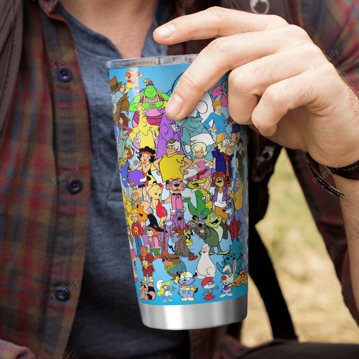 Hanna-Barbera Cartoon World Tumbler