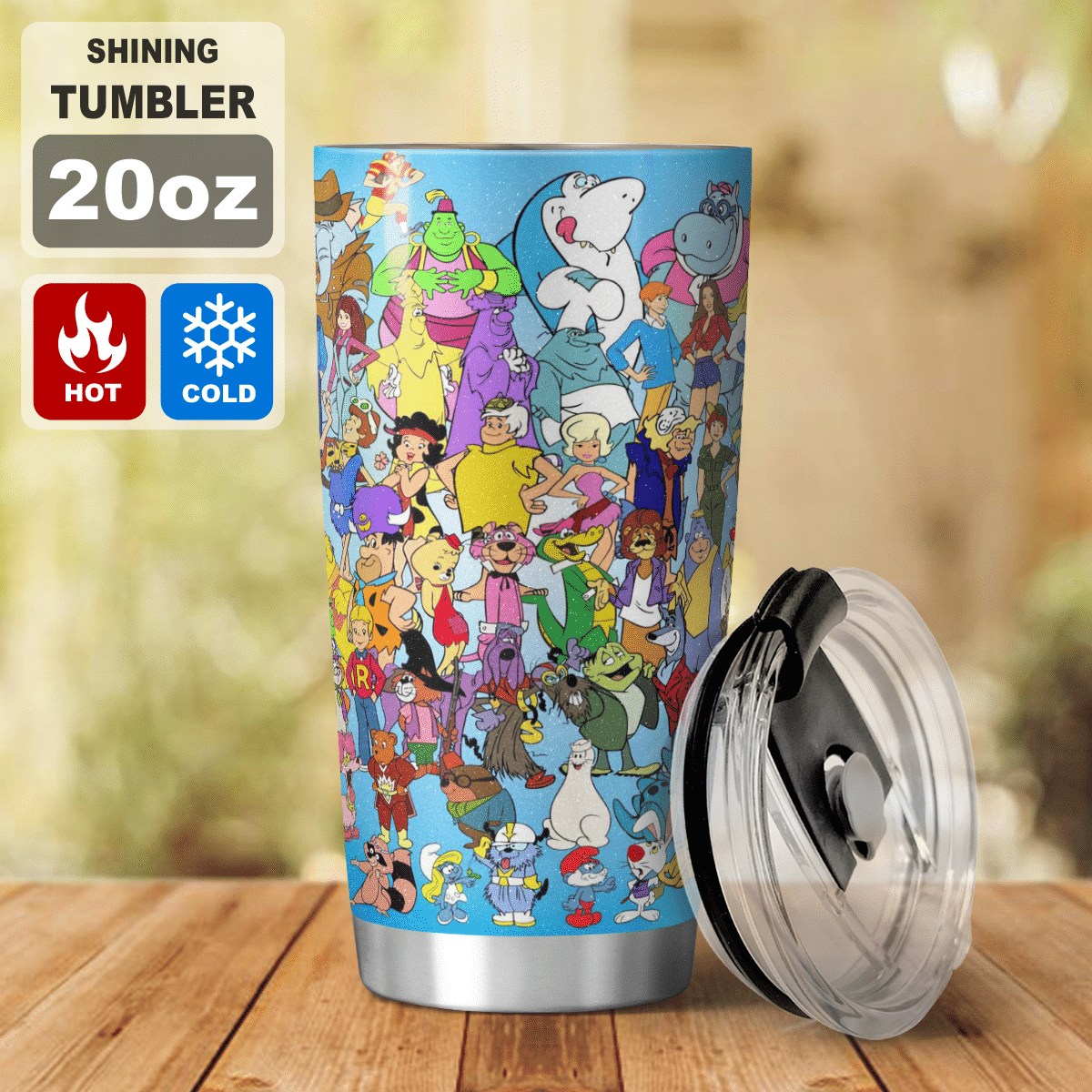 Hanna-Barbera Cartoon World Tumbler