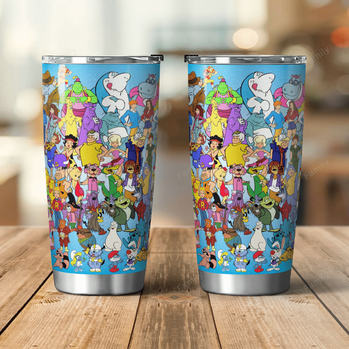 Hanna-Barbera Cartoon World Tumbler