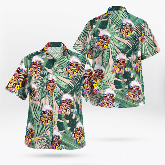 Iron Maiden Art Tropical Hawaiian Shirt