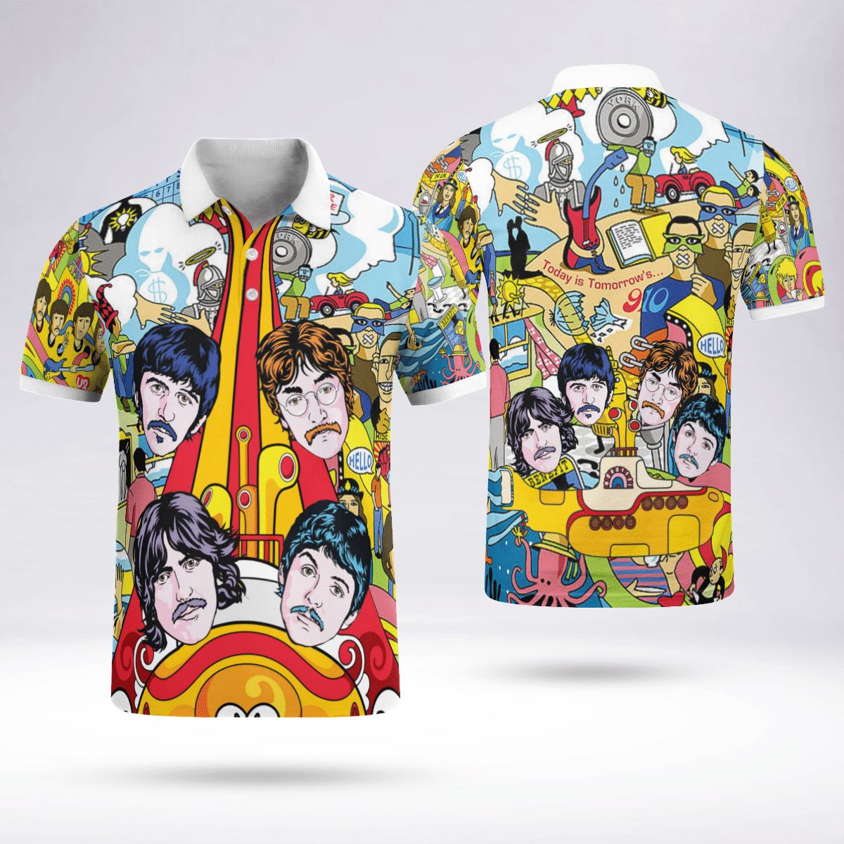 Colorful Music World Polp Shirt