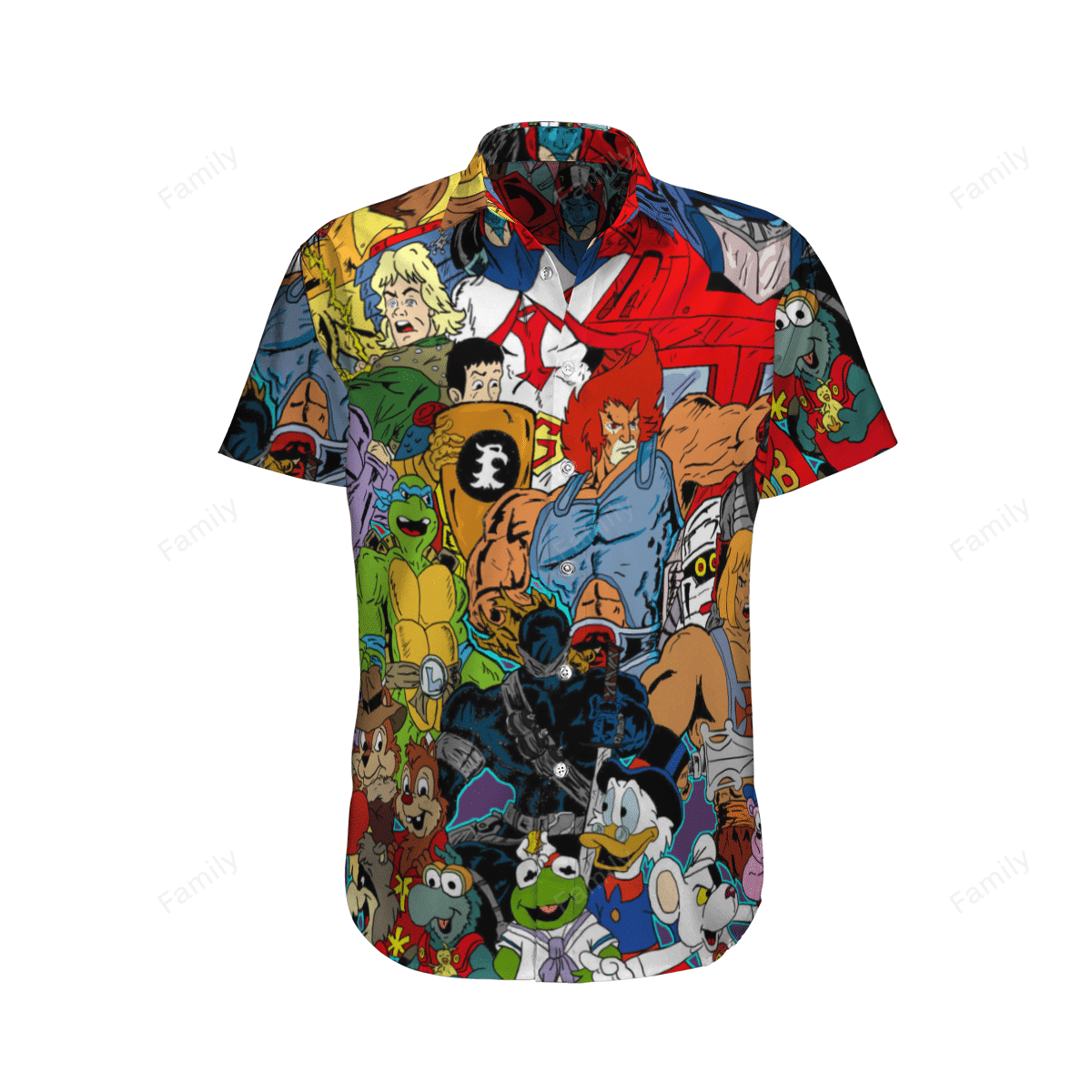 80's Cartoon World Hawaiian Shirt