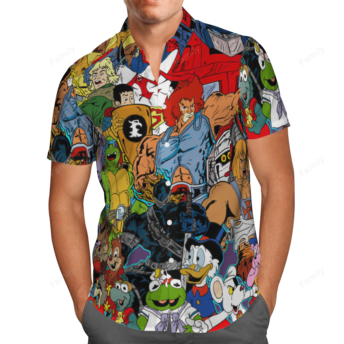 80's Cartoon World Hawaiian Shirt