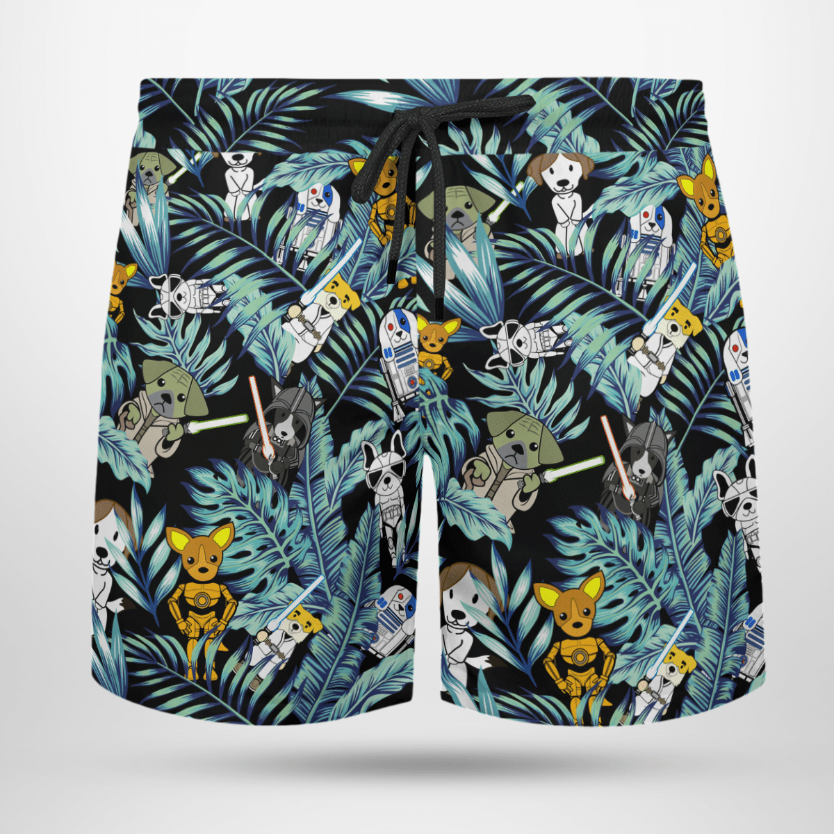 Star Dogs Hawaiian Shirt & Beach Shorts