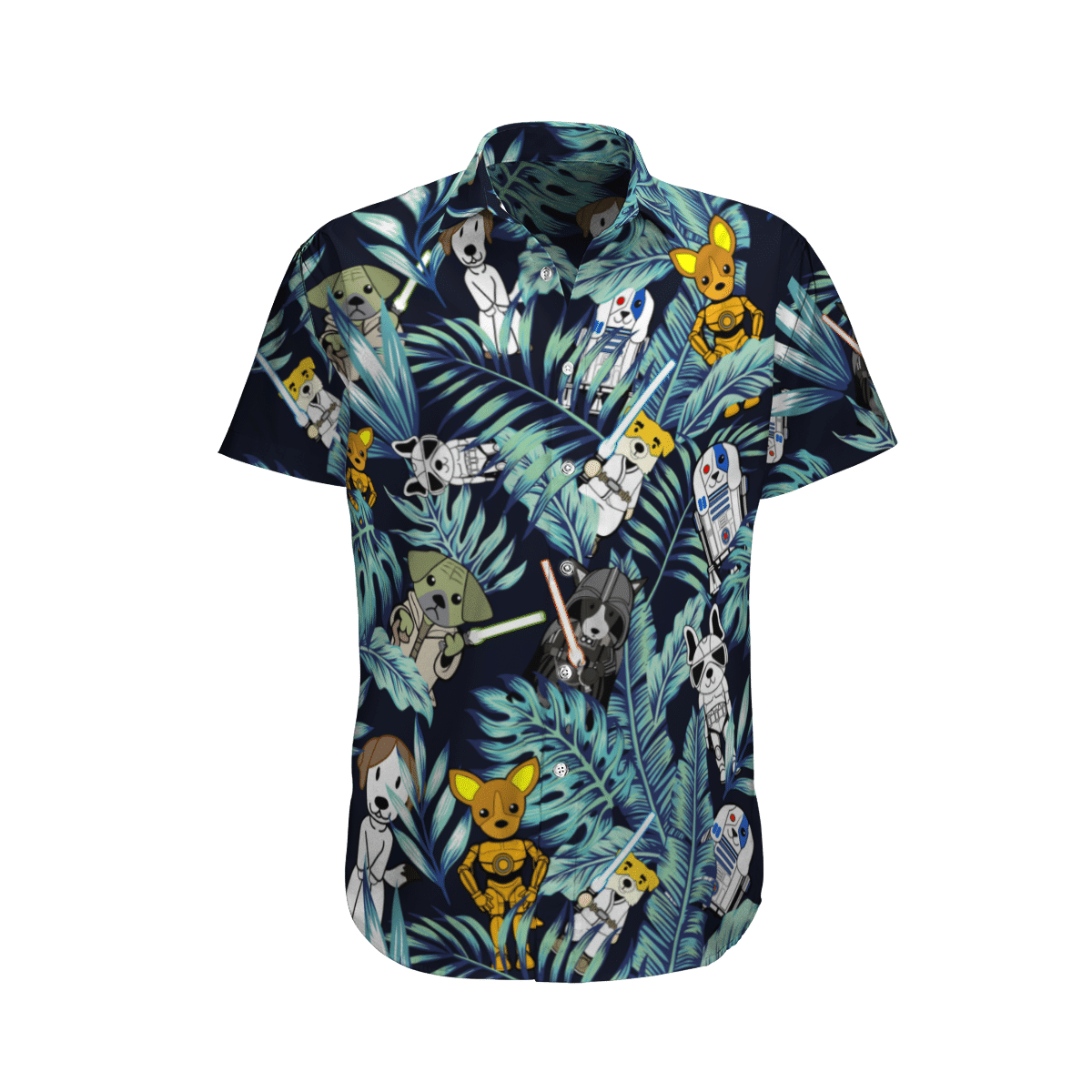 Star Dogs Hawaiian Shirt & Beach Shorts