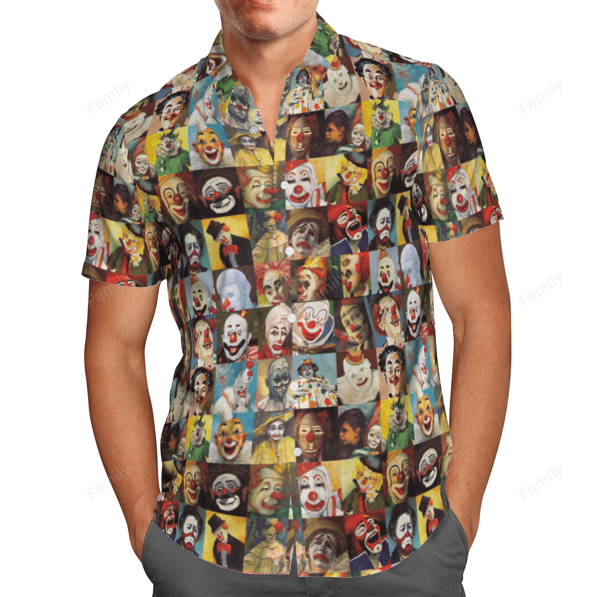 Circus Clown Hawaiian Shirt