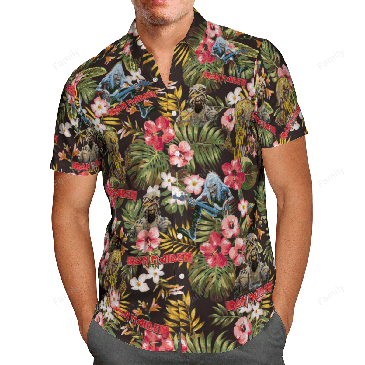 Iron Maiden Tropical Hawaiian Shirt