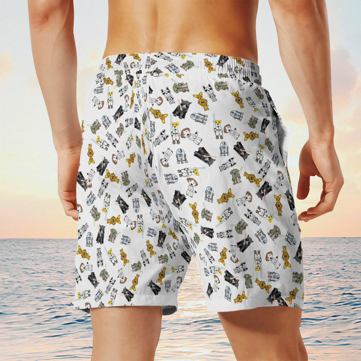 Star Dogs Hawaiian Shirt & Beach Shorts