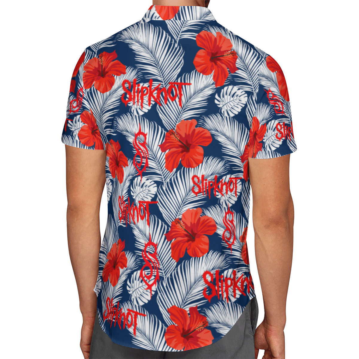 Slipknot Fashion Red Blue Hawaiian Shirt