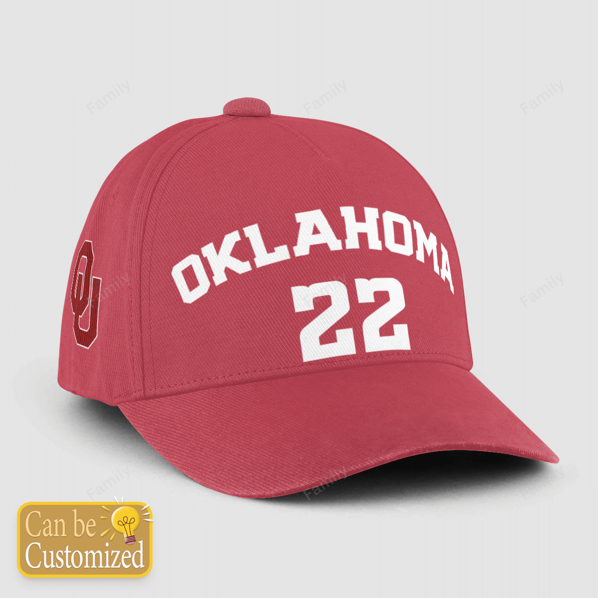 Personalized Oklahoma Cap