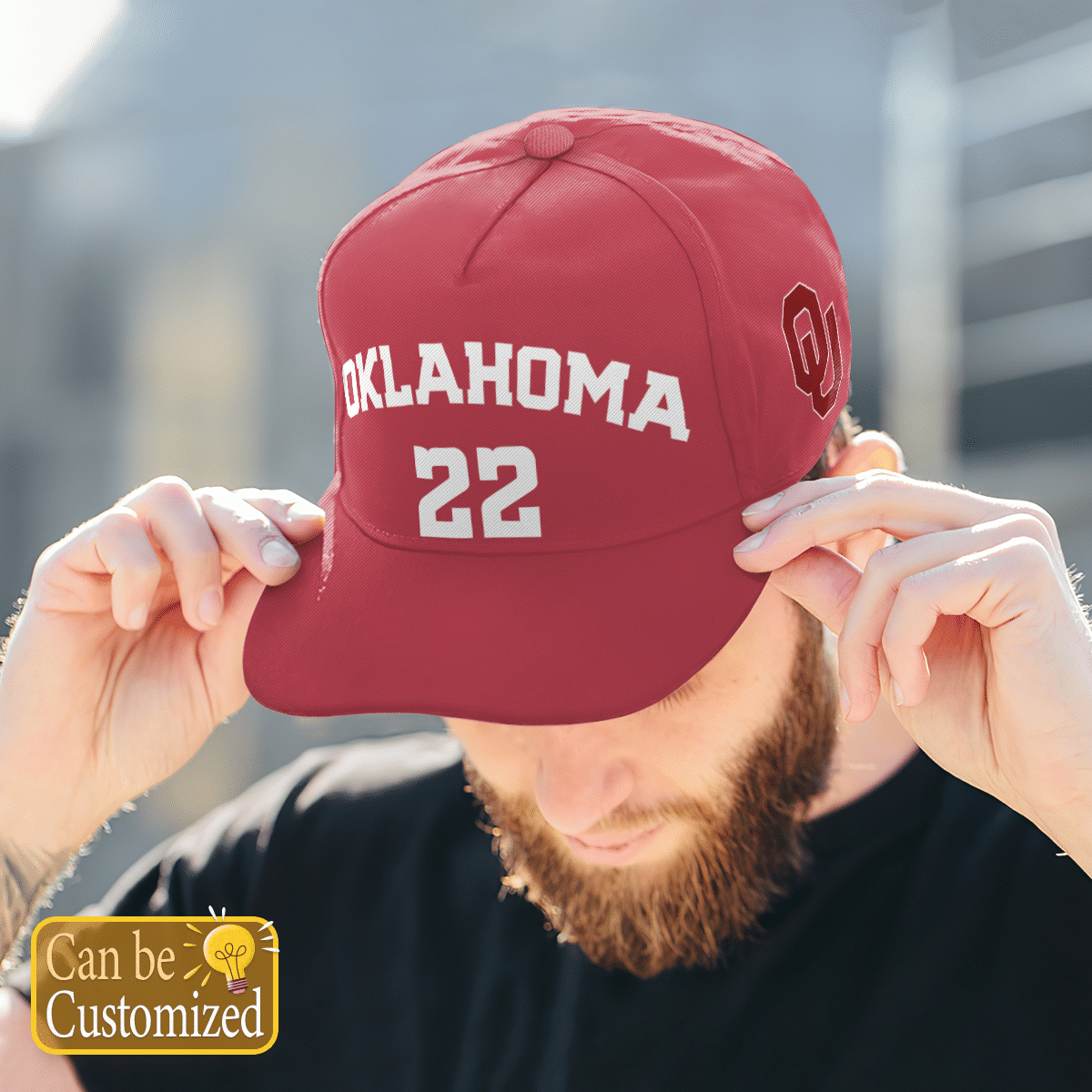 Personalized Oklahoma Cap