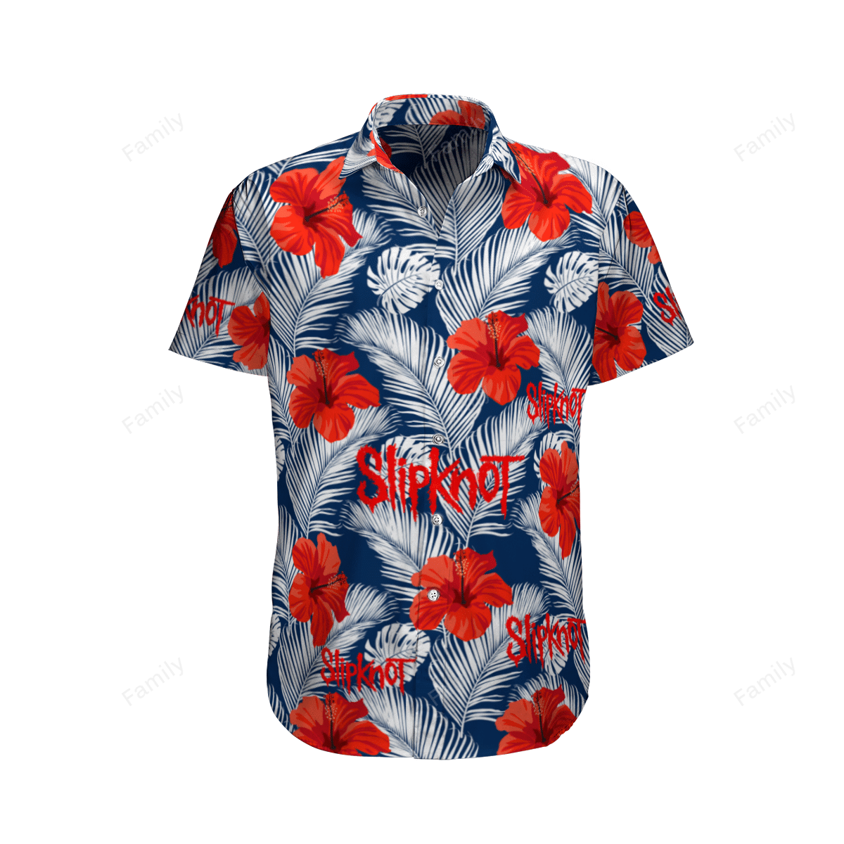 Slipknot Fashion Blue Hawaiian Shirt