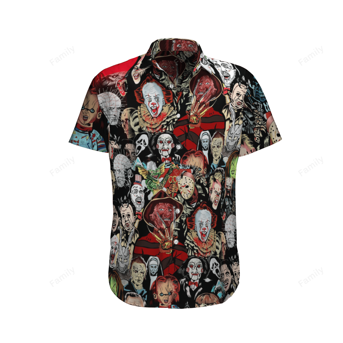 Horror Character Hawaiian Shirt